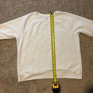 Time and Tru Men's Off-White Crewneck Sweater